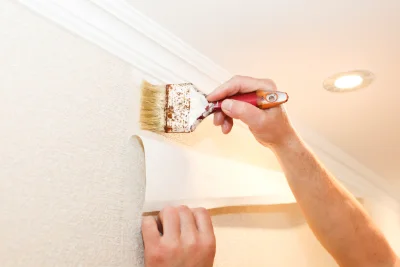 Pose de papier peint à la Chaulme — revêtements muraux et toiles de verre